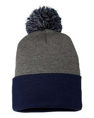 Sportsman - Pom-Pom 12" Knit Beanie - SP15