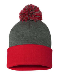 Sportsman - Pom-Pom 12" Knit Beanie - SP15