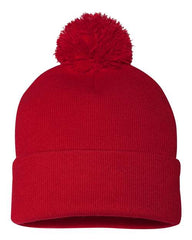 Sportsman - Pom-Pom 12" Knit Beanie - SP15