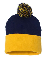 Sportsman - Pom-Pom 12" Knit Beanie - SP15