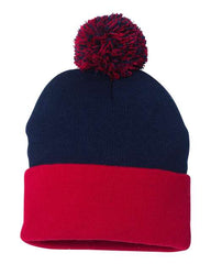 Sportsman - Pom-Pom 12" Knit Beanie - SP15