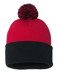 Sportsman - Pom-Pom 12" Knit Beanie - SP15