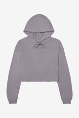 Bella + Canvas Ladies Crop Fleece Hoodie Sweatshirt