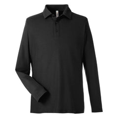 Core 365 Mens Fusion ChromaSoft™ Long Sleeve Pique Polo