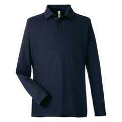 Core 365 Mens Fusion ChromaSoft™ Long Sleeve Pique Polo
