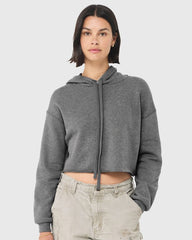 Bella + Canvas Ladies Crop Fleece Hoodie Sweatshirt