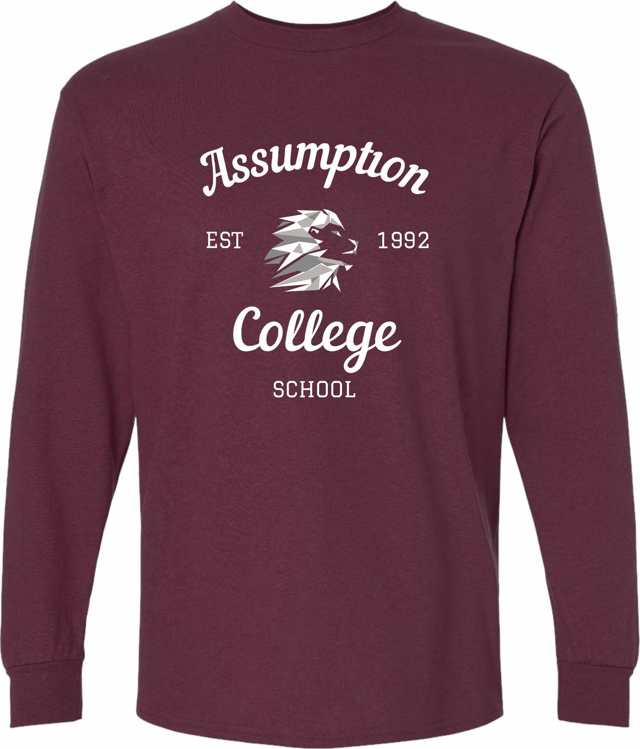 Assumption College Ultra Cotton Long Sleeve Shirt