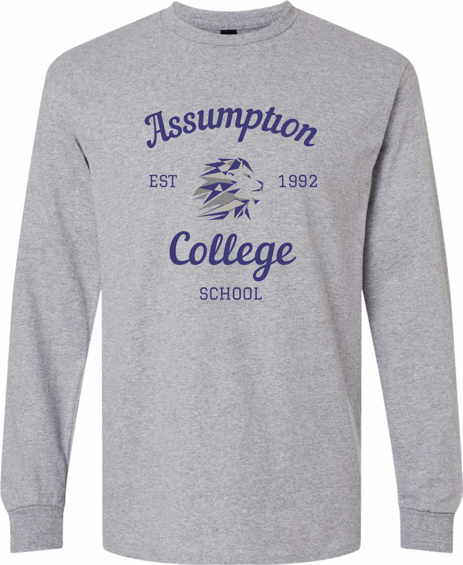 Assumption College Ultra Cotton Long Sleeve Shirt