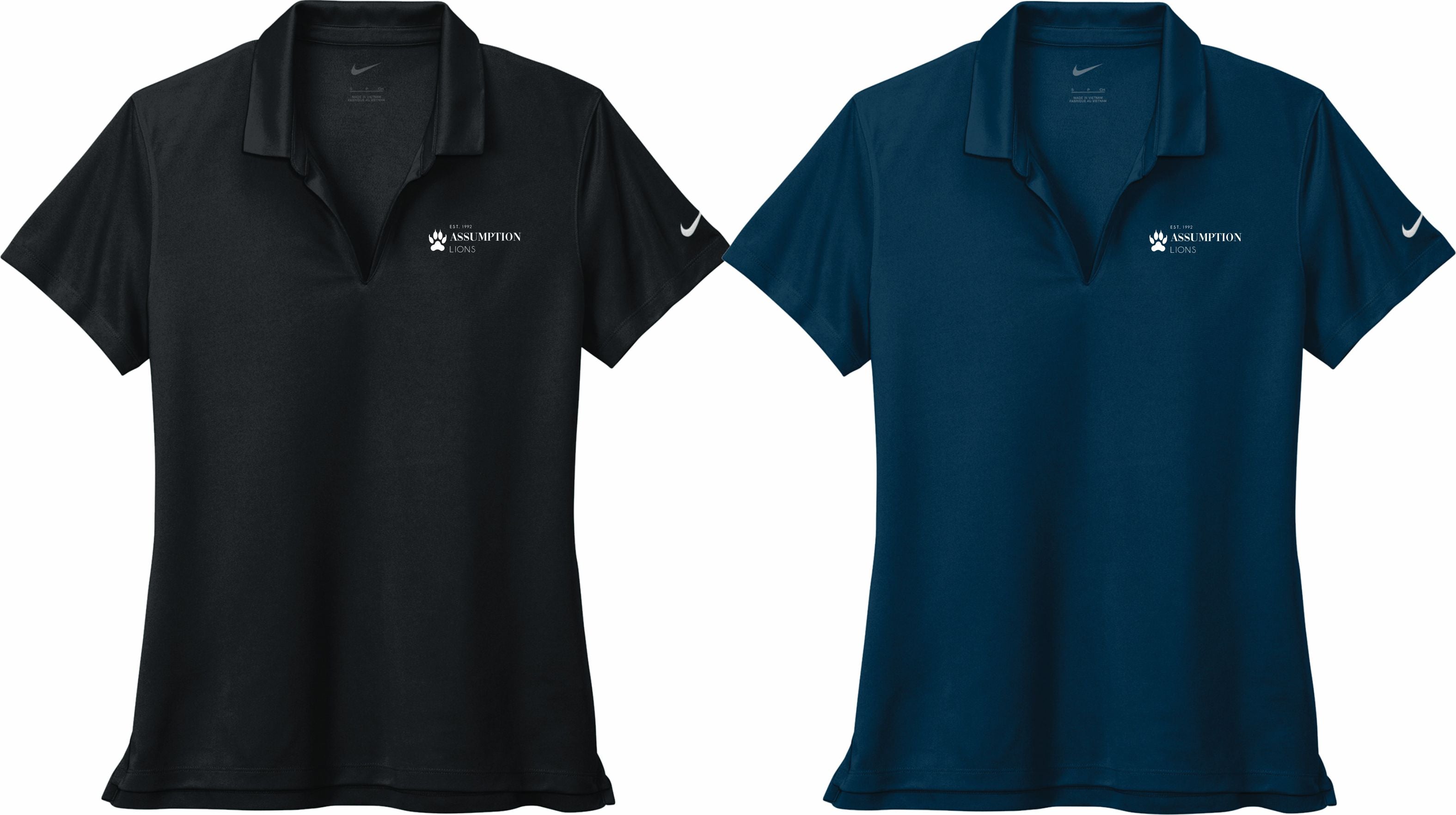 Assumption College Nike Ladies Dri-Fit Micro Pique 2.0 Polo