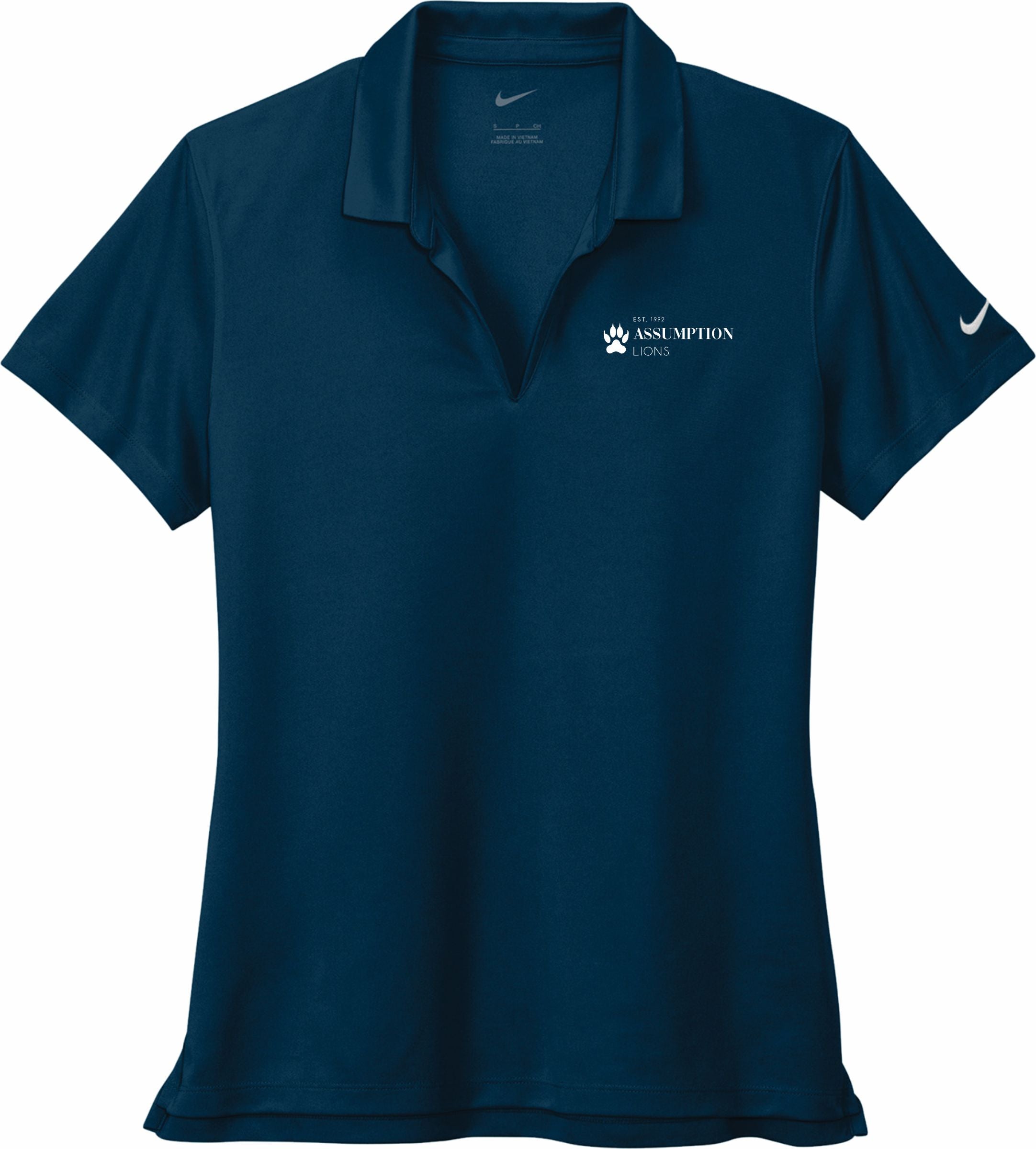 Assumption College Nike Ladies Dri-Fit Micro Pique 2.0 Polo
