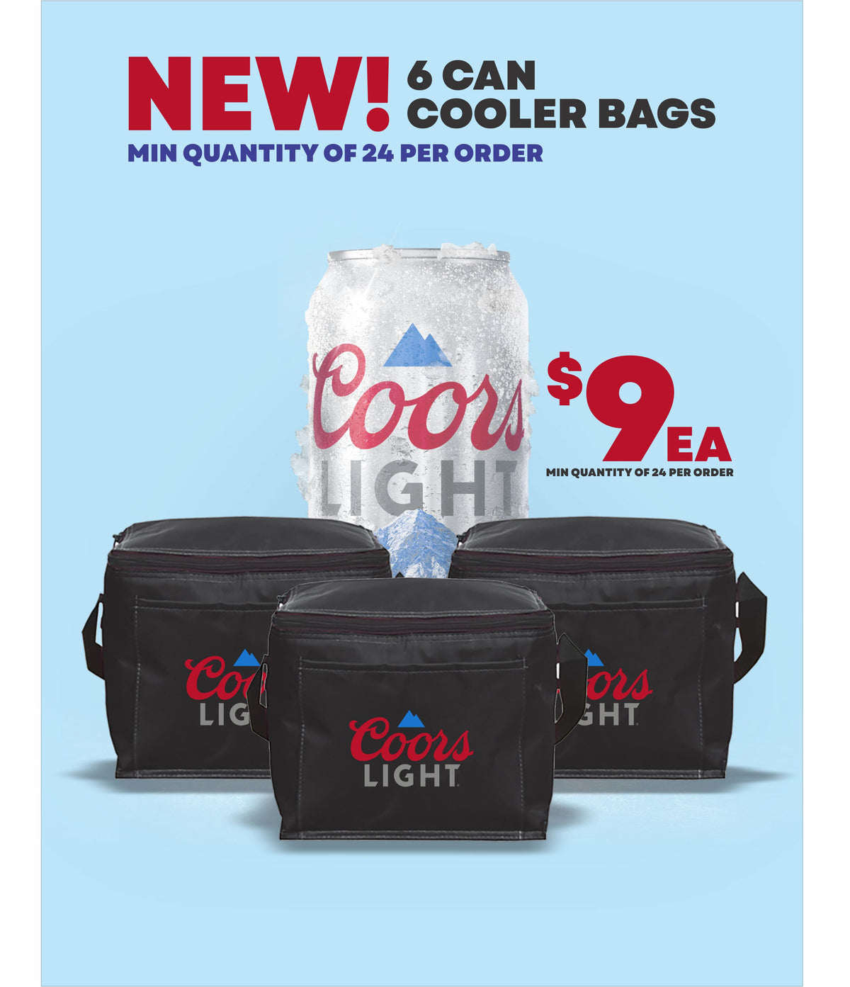 Coors Light Soft Cooler