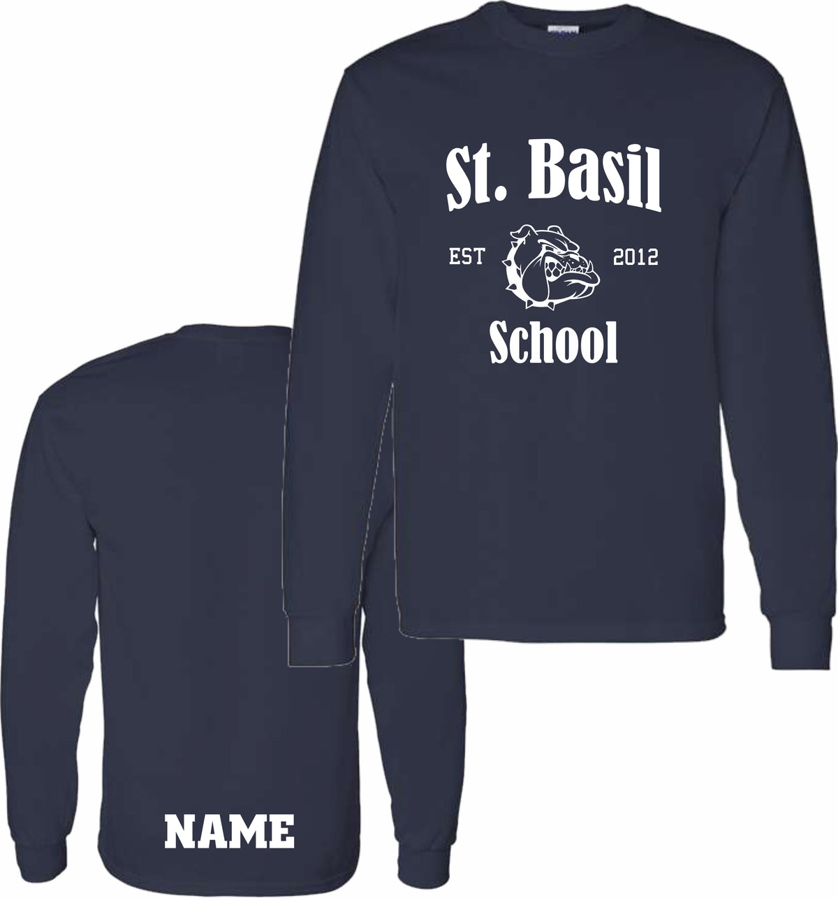 St Basil School Ultra Cotton Long Sleeve Shirt