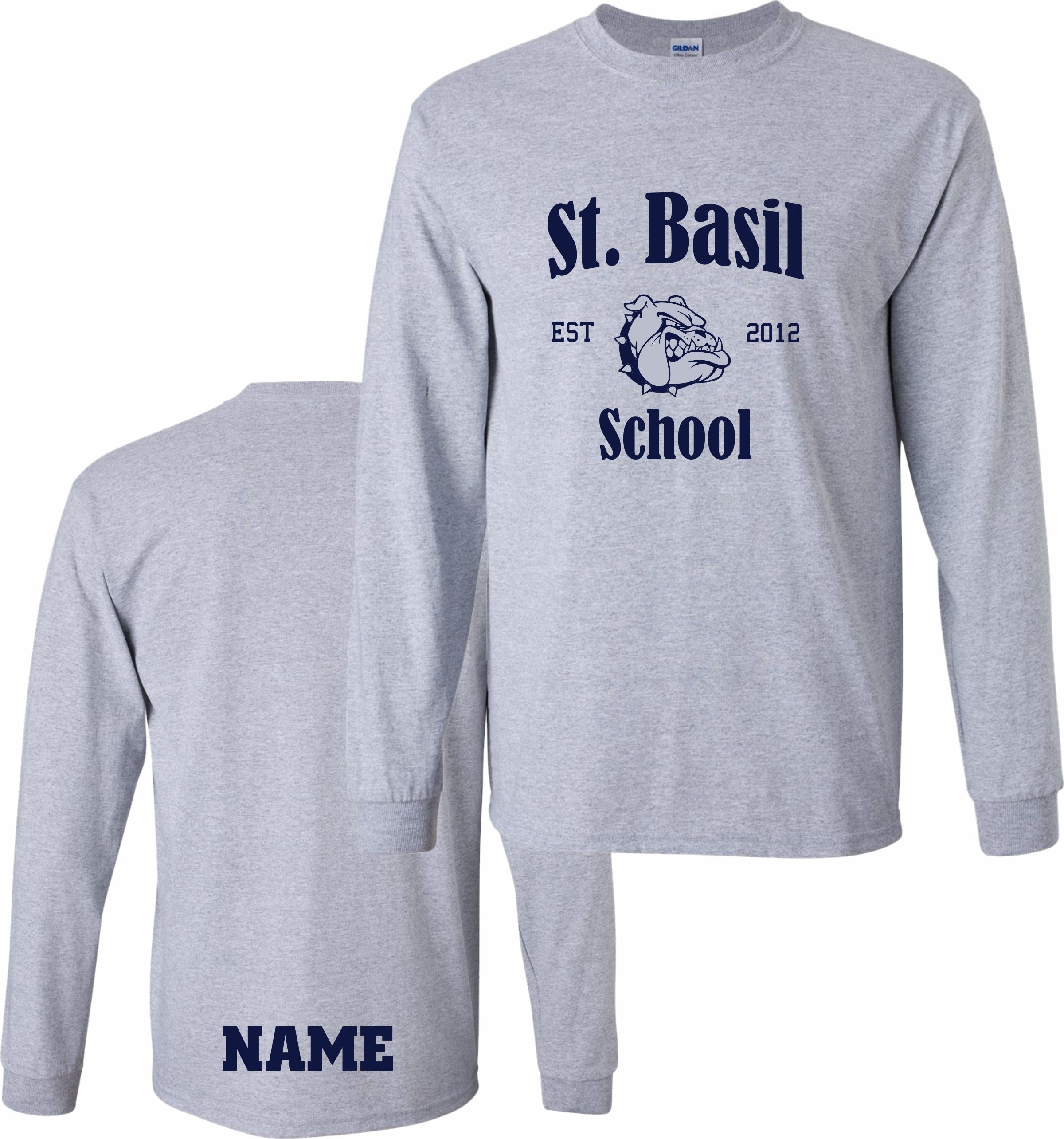 St Basil School Ultra Cotton Long Sleeve Shirt