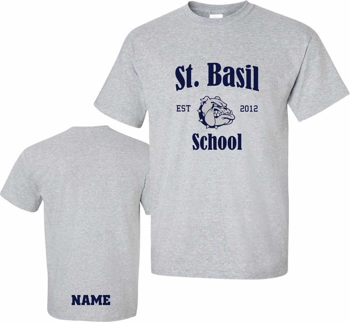 St Basil School Ultra Cotton Short Sleeve T-Shirt