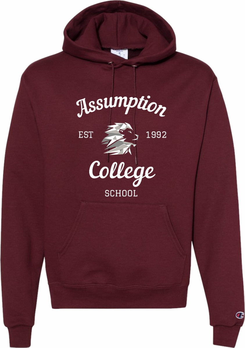 Assumption College Champion Hooded Sweatshirt