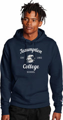 Assumption College Champion Hooded Sweatshirt