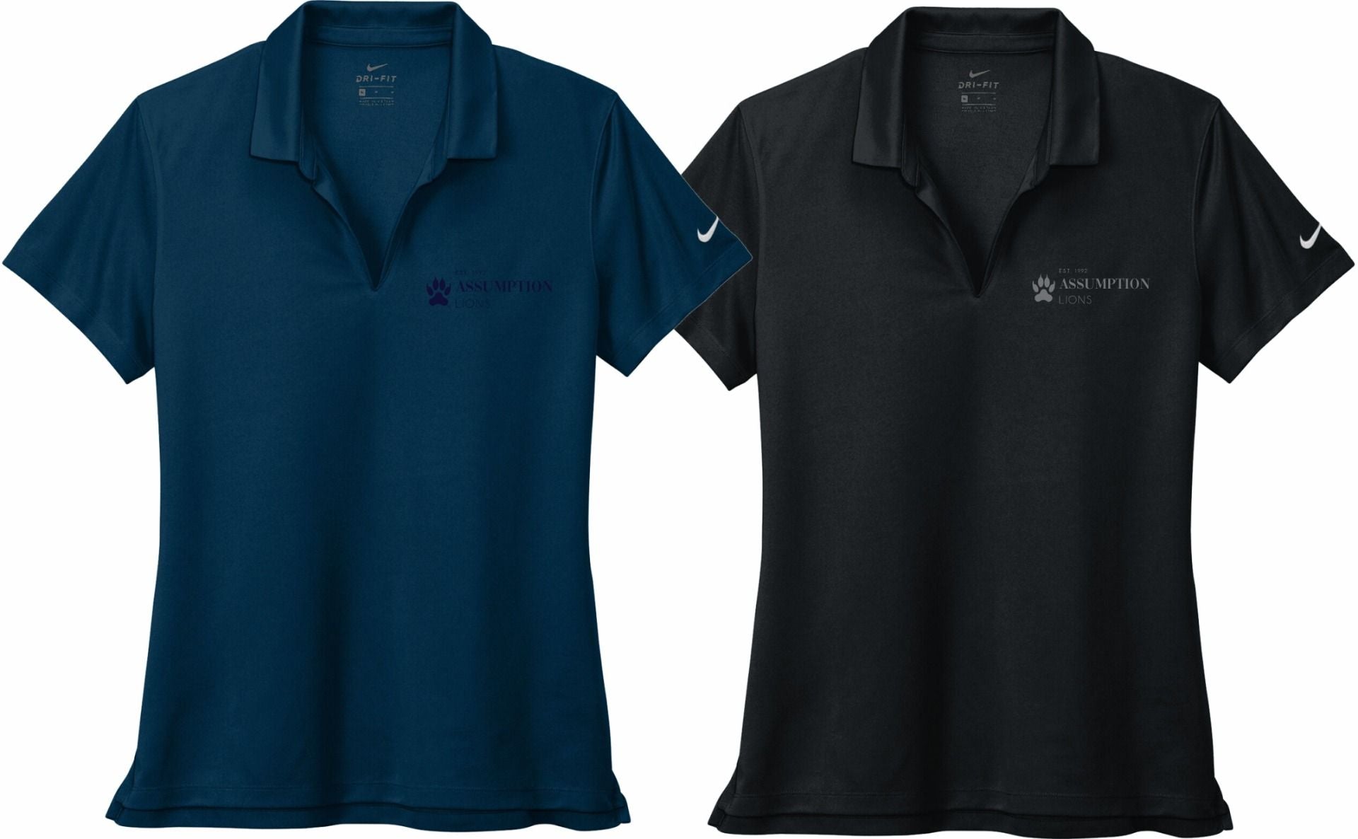 Assumption College Nike Ladies Dri-Fit Micro Pique 2.0 Polo