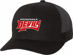 Rosedale Devils Yupoong Flat Bill Snapback Cap