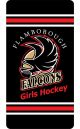 Flamborough Falcons Sublimated Flannel Fleece Micro Mink Throw