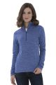 ATC - Dynamic Heather Fleece 1/2 Zip Ladies Sweatshirt L2022