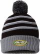 Lawfield Stripe Pom Cuffed Beanie