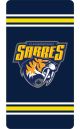 Sabres Sublimated Flannel Fleece Micro Mink Throw