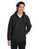 Team 365 Unisex Zone HydroSport Heavyweight Quarter-Zip Hooded Sweatshirt