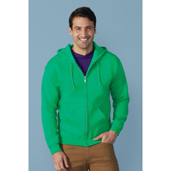 GILDAN HEAVY BLEND FULL ZIP HOODED SWEATSHIRT
