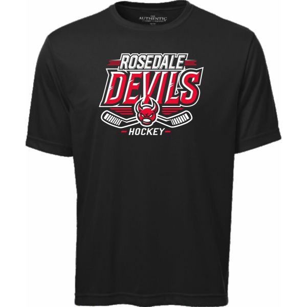 Rosedale Devils Performance Short Sleeve T Shirt